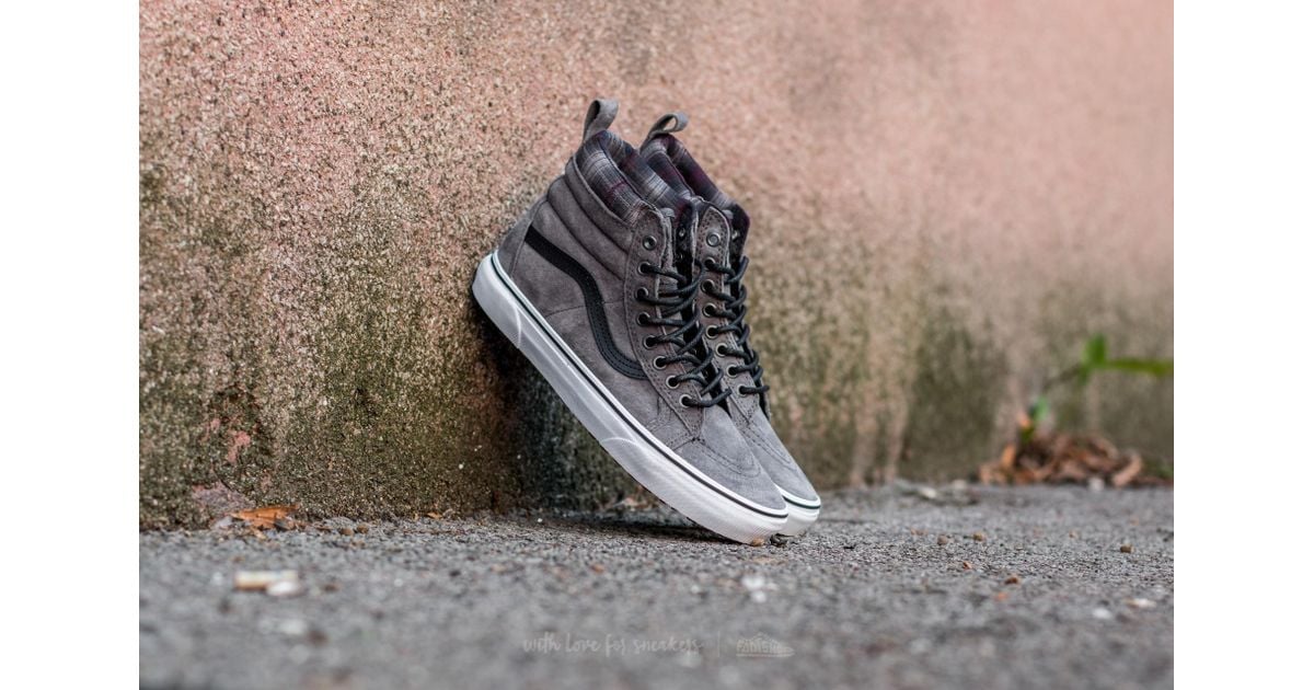 Vans Sk8-hi Mte (mte) Pewter/ Plaid for Men | Lyst