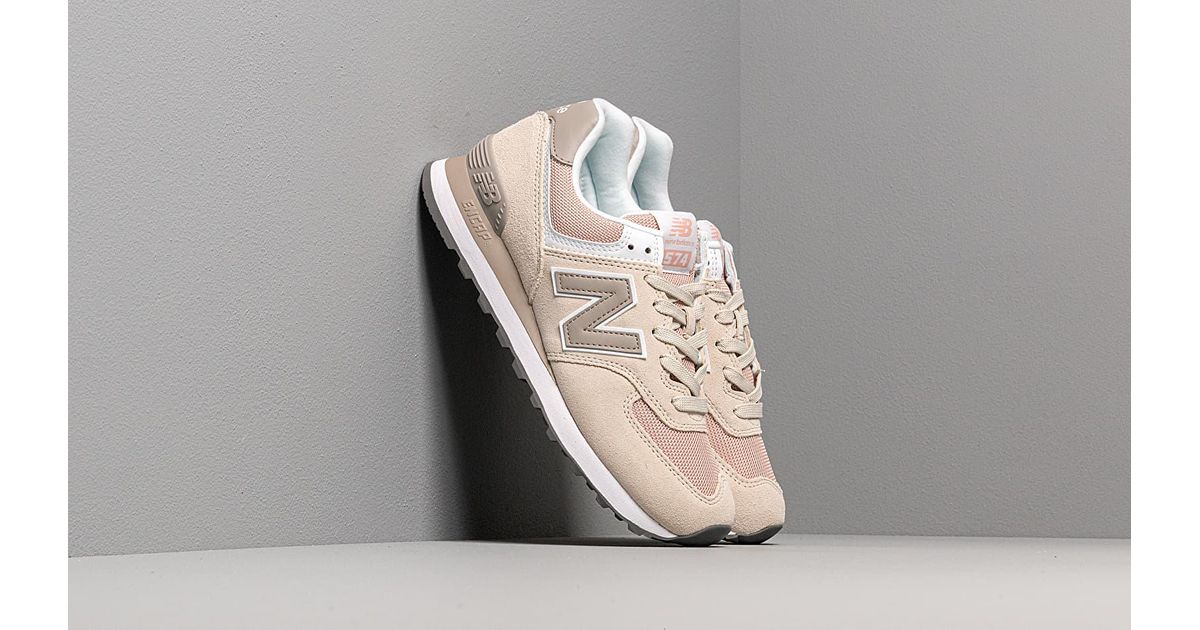 new balance 574 beige rose