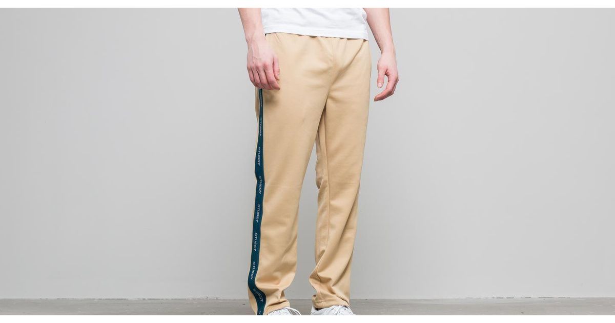 khaki track pants