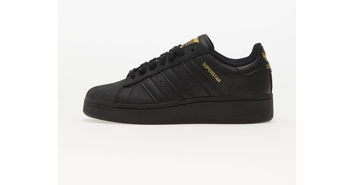 adidas superstar black metallic