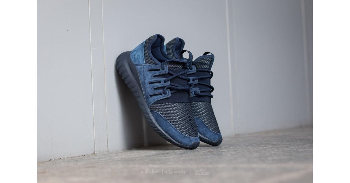 adidas tubular radial blue