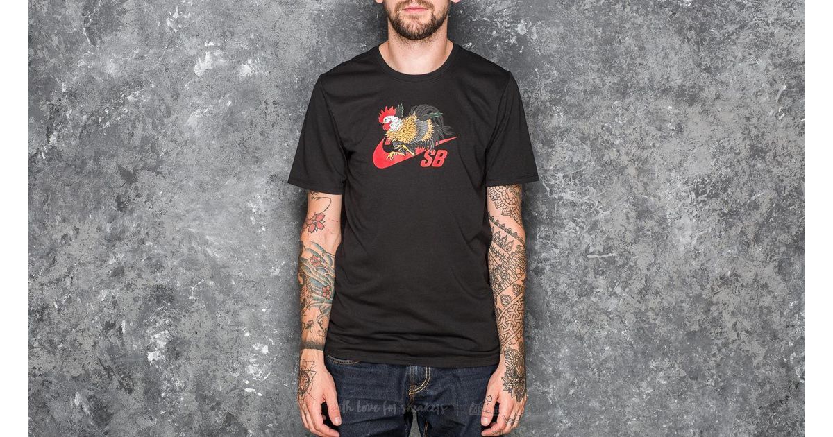 Nike Sb Rooster Tee Black for Men | Lyst