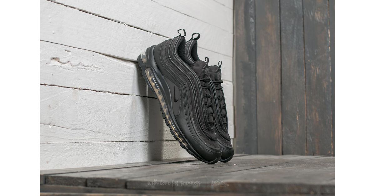 Nike Rubber Air Max 97 Premium Se Black/ Black/ Metallic Gold for Men - Lyst
