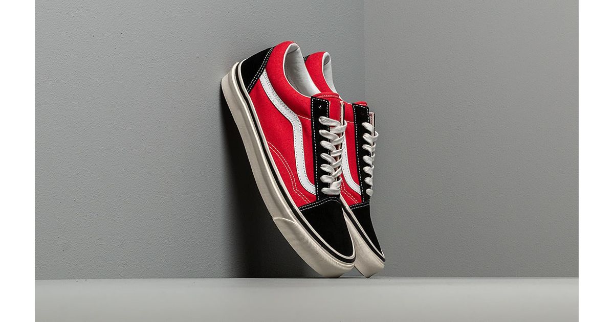 vans old skool dx red
