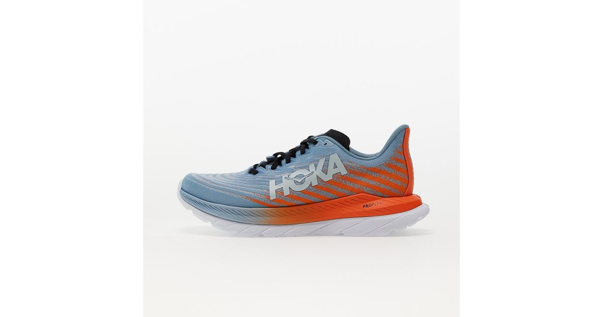 Hoka One One M Mach 5 Mountain Spring/ Puffin's Bill in Blue for Men | Lyst
