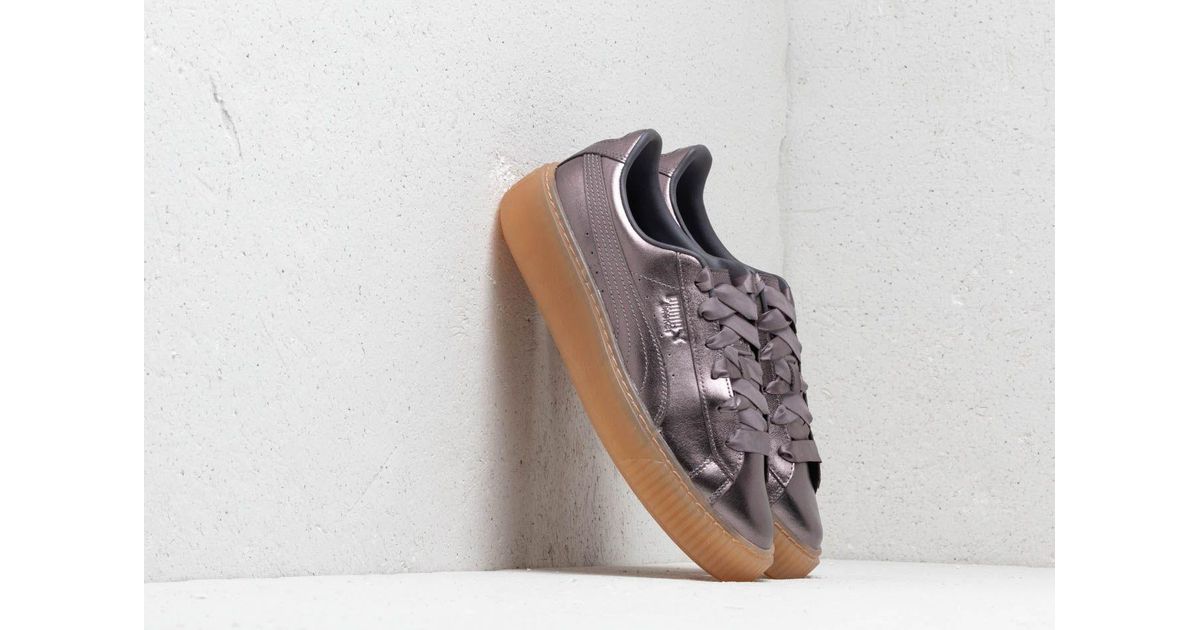 puma basket platform luxe
