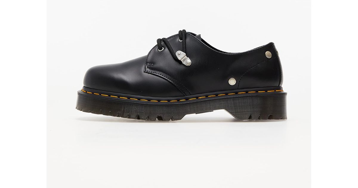 dr martens black fine haircell