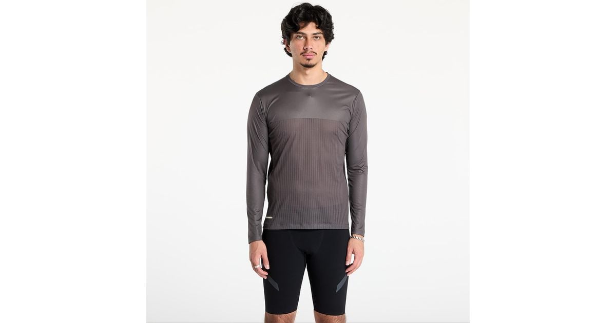 Soar Running T-Shirt Soar Long Sleeve Hot Weather T-Shirt in Gray