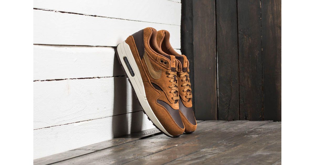 air max 1 premium leather ale brown/golden beige-baroque brown air max 1 premium leather ale brown/golden beige-baroque brown