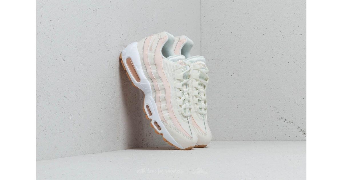 nike air max 95 trainers sail guava ice gum
