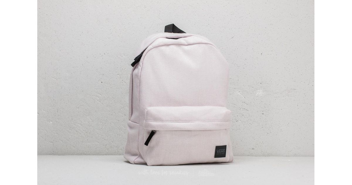 vans pink and white backpack