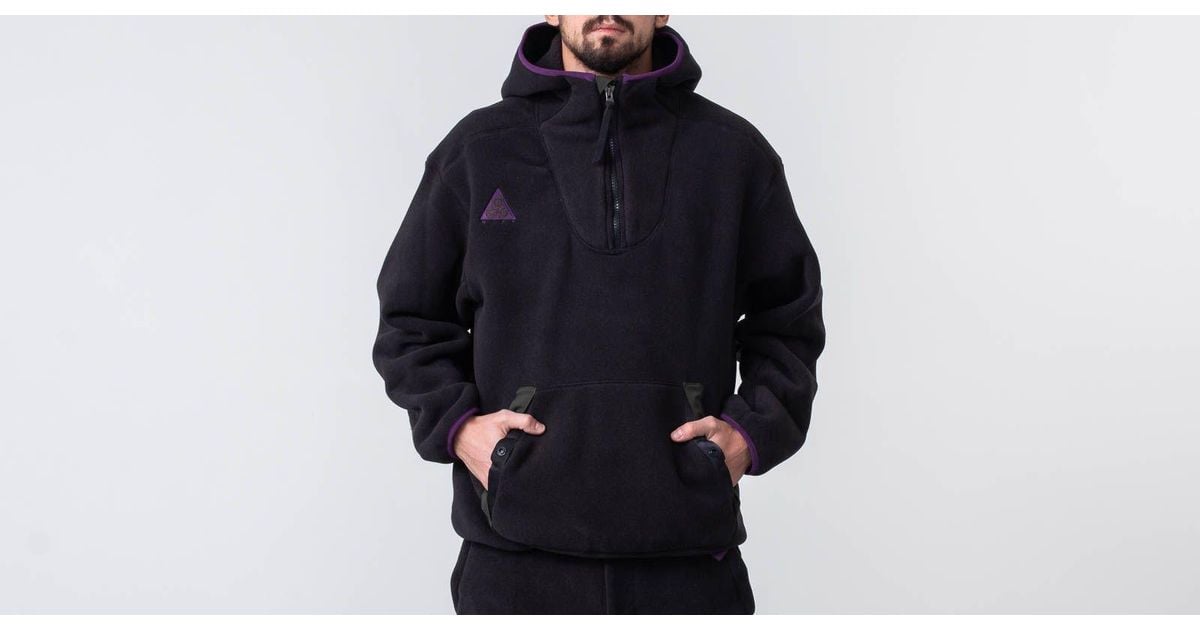nike sherpa fleece hoodie black