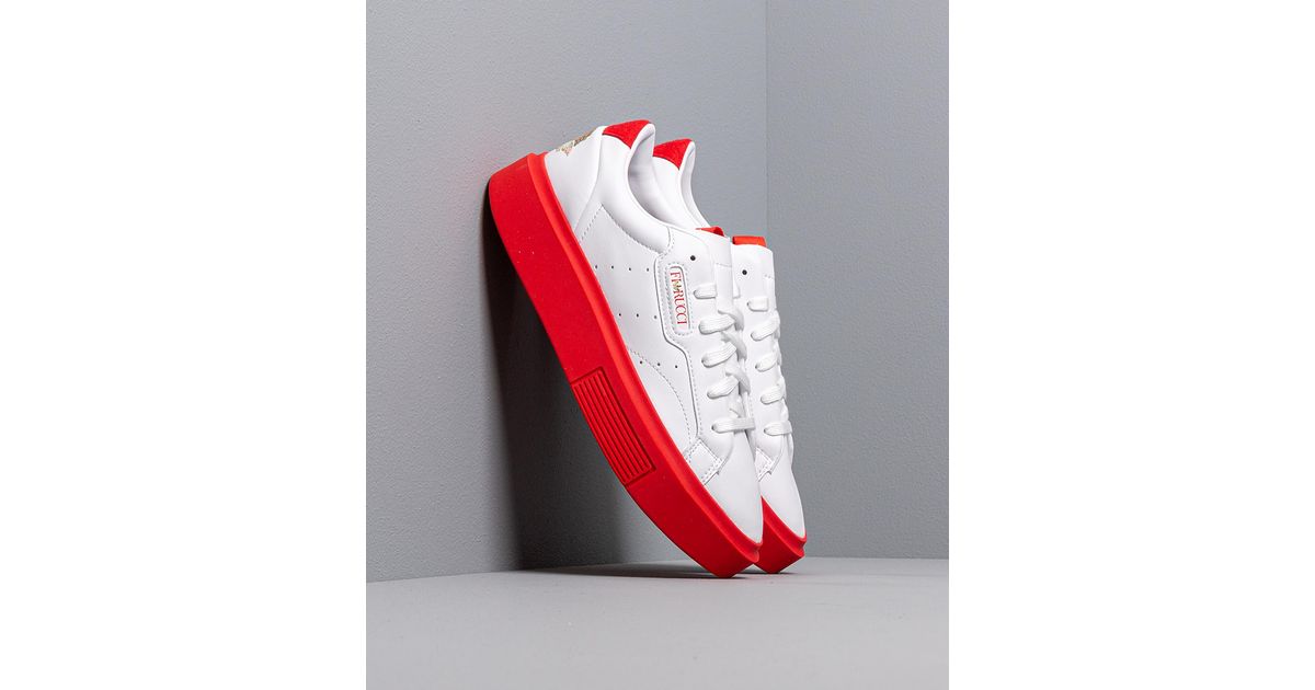 adidas Originals Adidas X Fiorucci Sleek Super W Ftw White/ Red/ Core Black  | Lyst