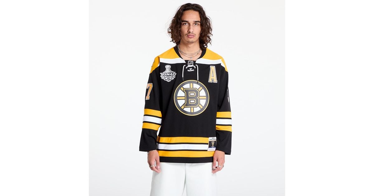 Mitchell Ness Jersey Boston Bruins 37 Patrice Bergeron Nhl Stanley Cup Jersey for Men Lyst