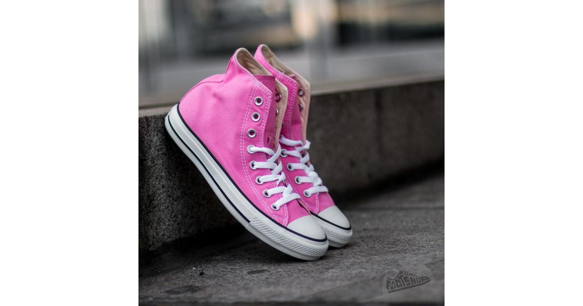 converse all star hi pink