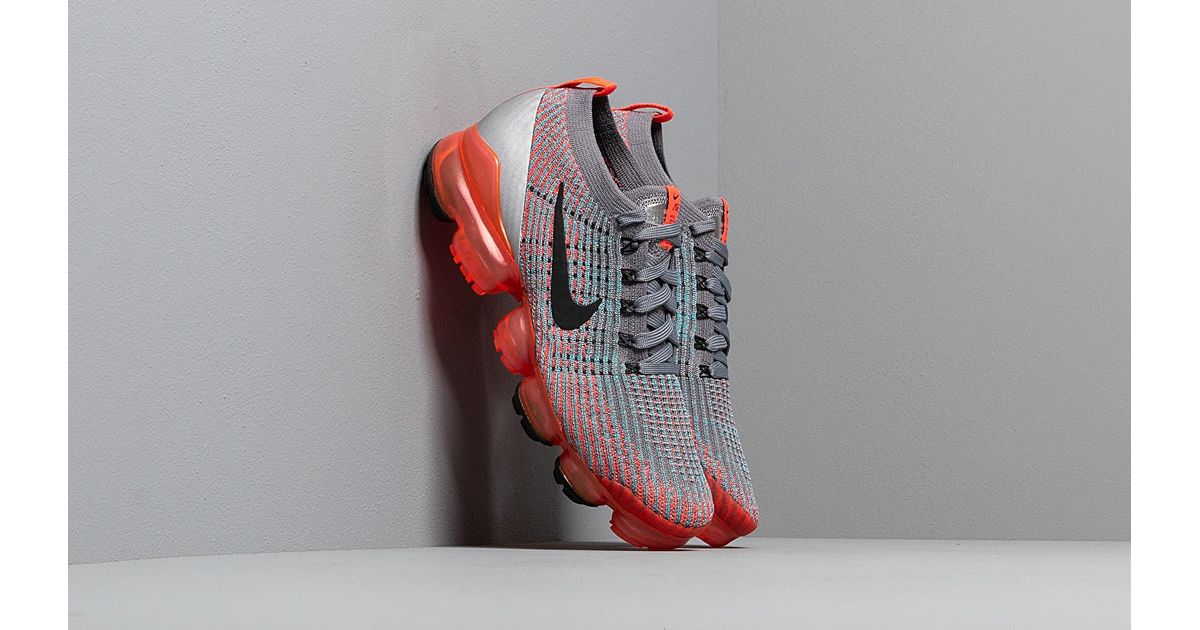 Nike Air Vapormax Flyknit 3 Bright Mango Orange Sz 10.5