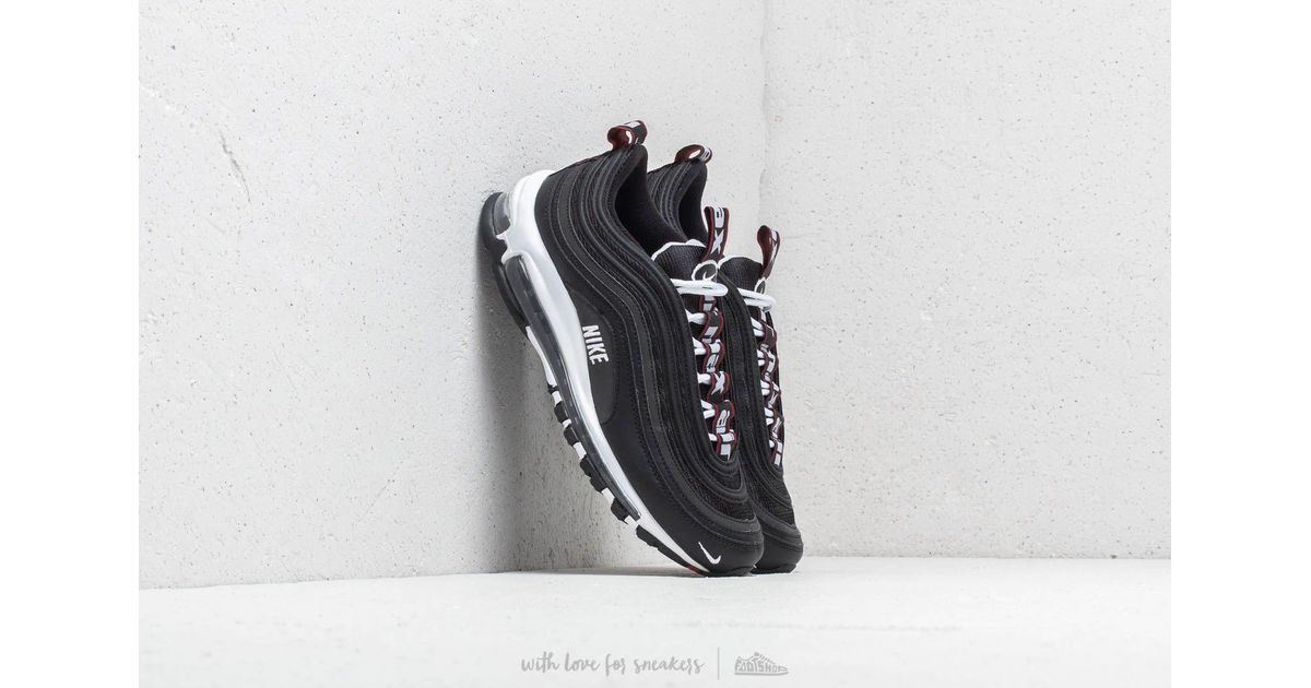 air max 97 black white varsity red