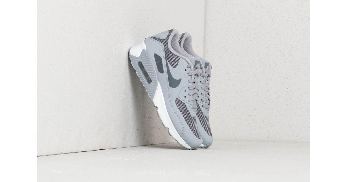 Nike Gray Air Max 90 Ultra 2.0 Se (gs) Wolf Grey Cool Grey white Nike Gray Air Max 90 Ultra 2.0 Se (gs) Wolf Grey Cool Grey white