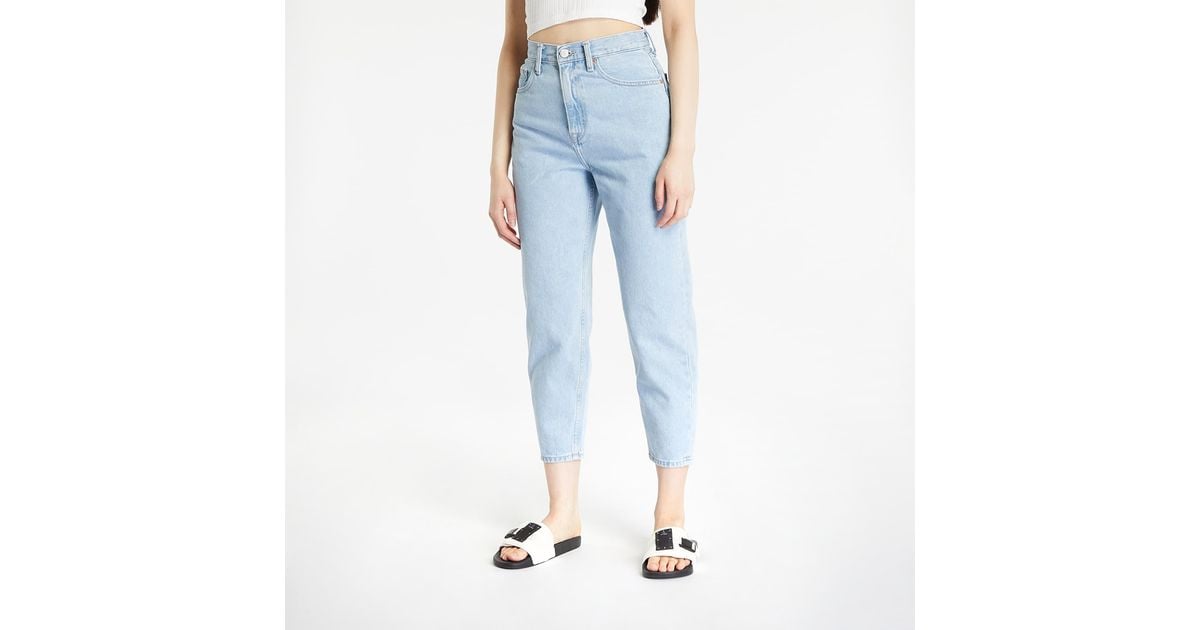 Tommy Hilfiger Mom Ultra High Rise Tapered Jeans Denim Light in