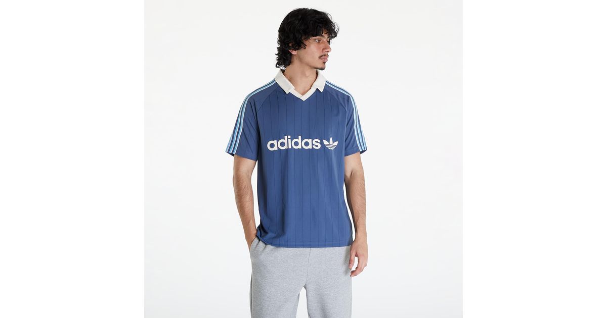 ❗️値下げ【/アディダス】 STRIPE JERSEY Tee adidas-originals-Preloved-Ink-