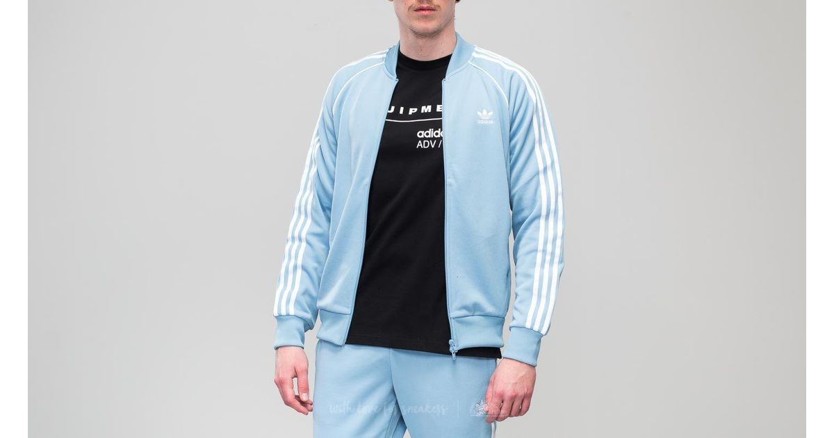 Adidas Superstar Track Jacket Ash Blue 