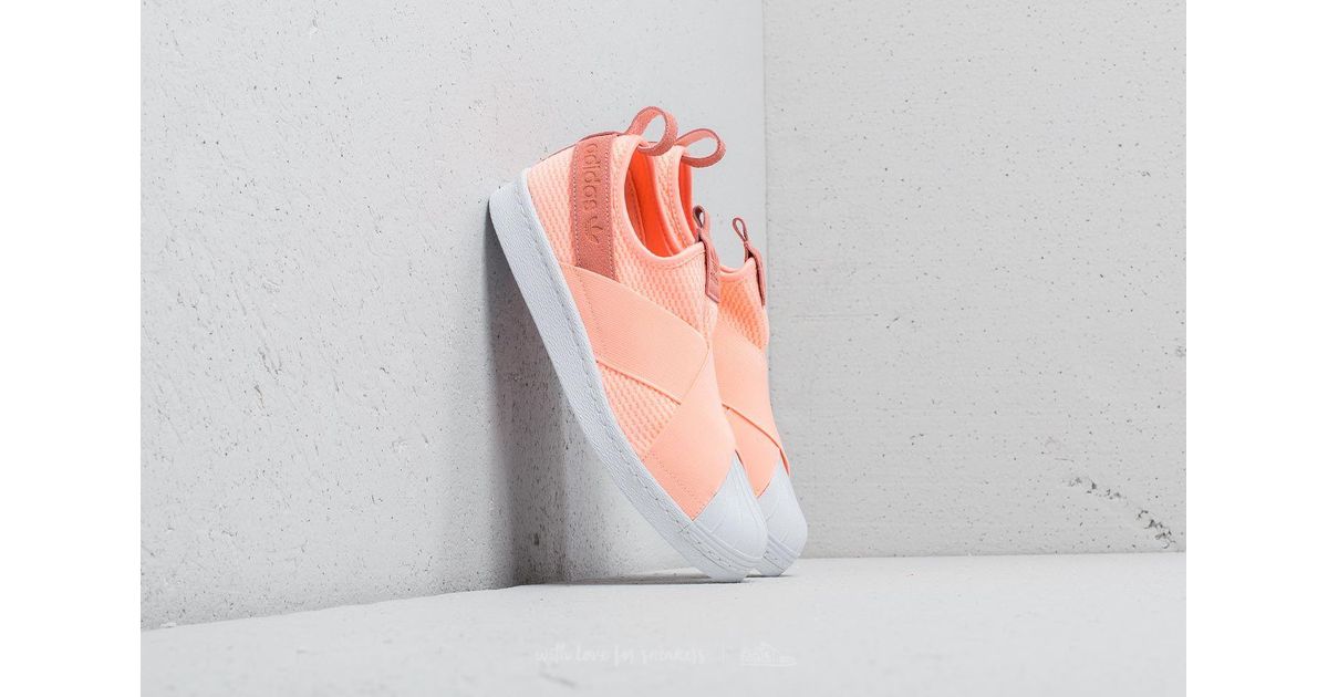 adidas originals superstar slip on mens Orange