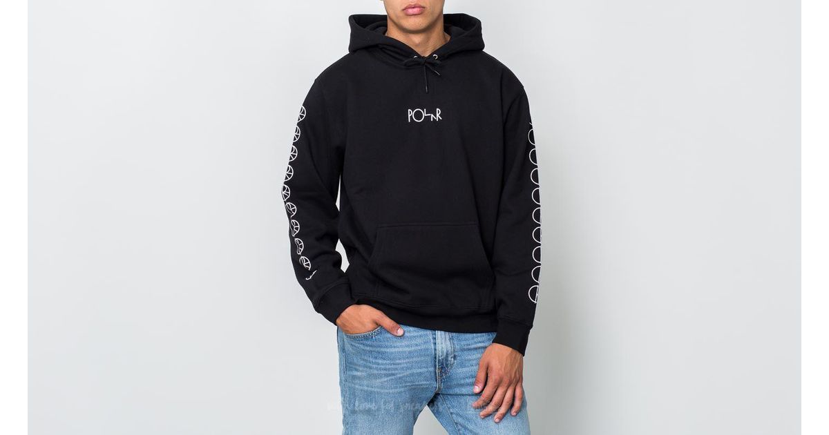 polar black hoodie