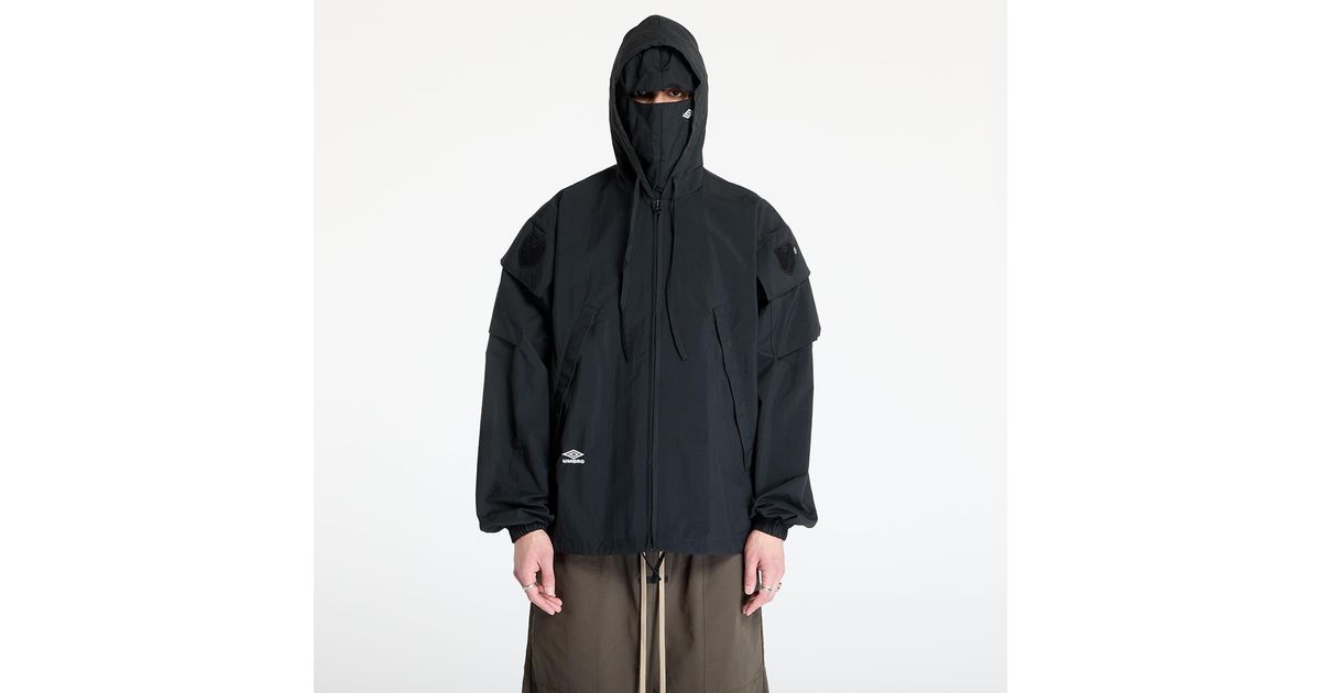 Umbro Jacket Tactical Windbreaker in Black for Men | Lyst