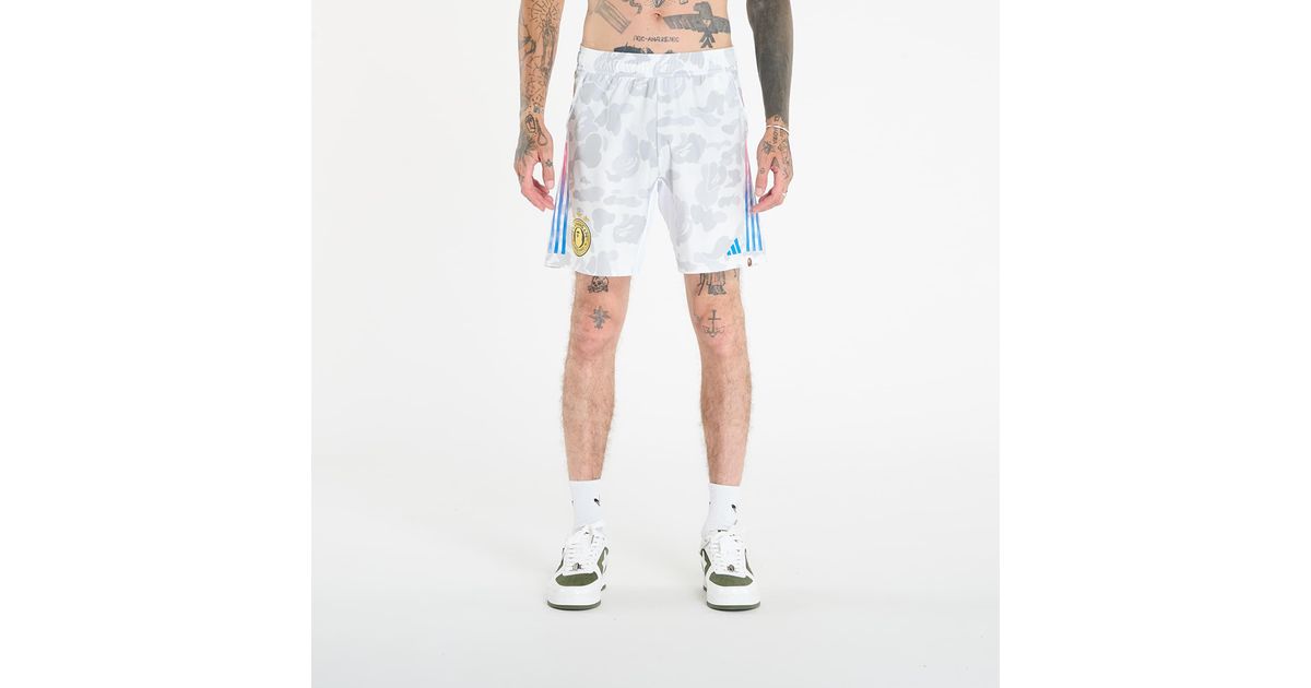adidas Originals Adidas X Bape Fb Shorts in White for Men | Lyst