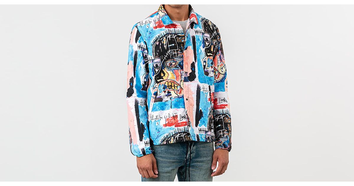 Herschel Supply Co. X Jean-michel Basquiat Voyage Coach Jacket Multicolor  in Blue for Men | Lyst