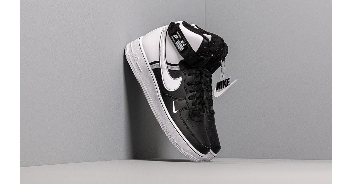 Nike Air Force 1 High Lv8 2 (gs) Black/ White-wolf Grey-white | Lyst