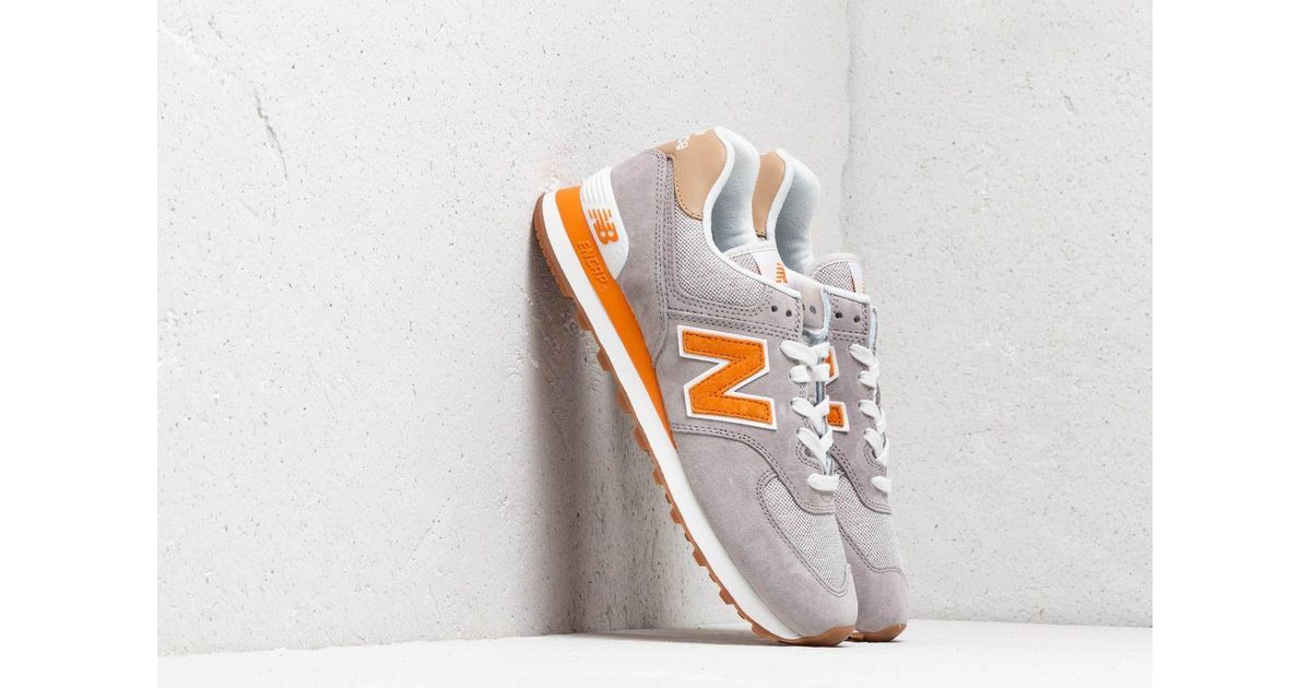 new balance orange white