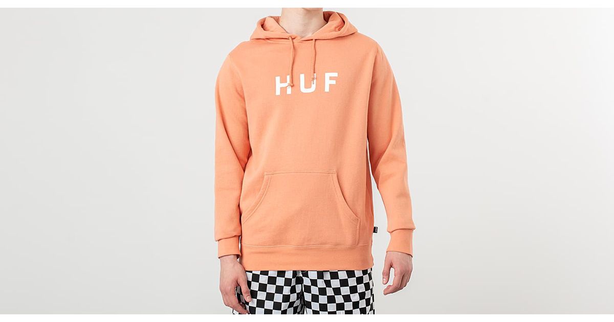 pink huf hoodie