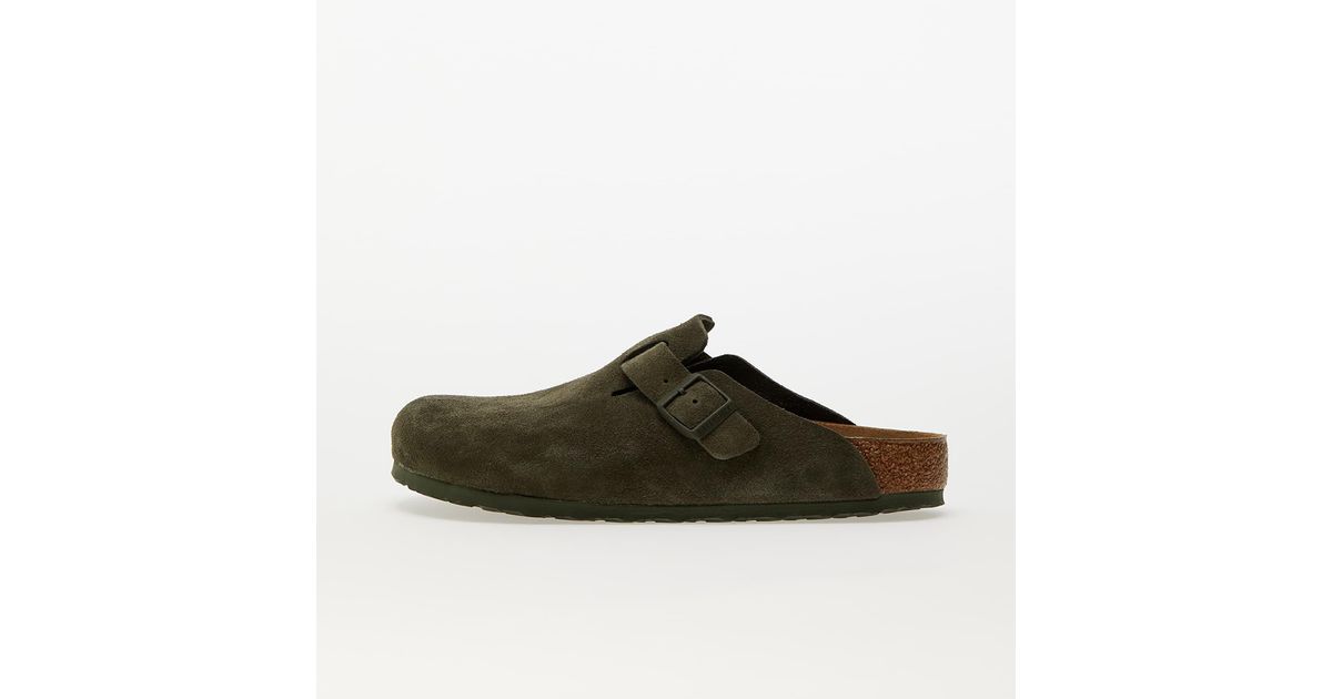Birkenstock Boston Vl Thyme in Brown Lyst