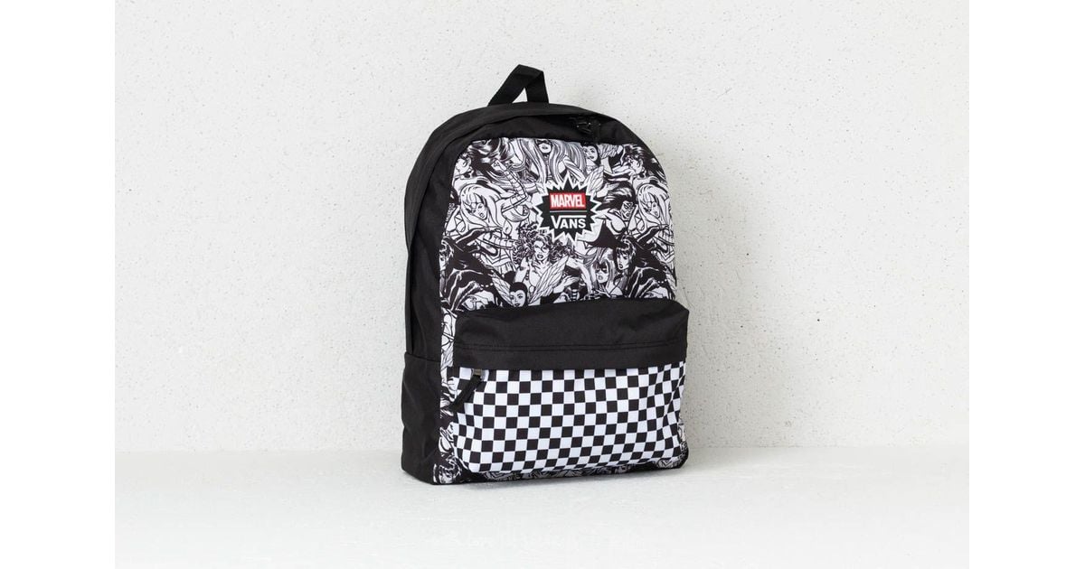 Vans Synthetic Women Realm Backpack Marvel Black Lyst