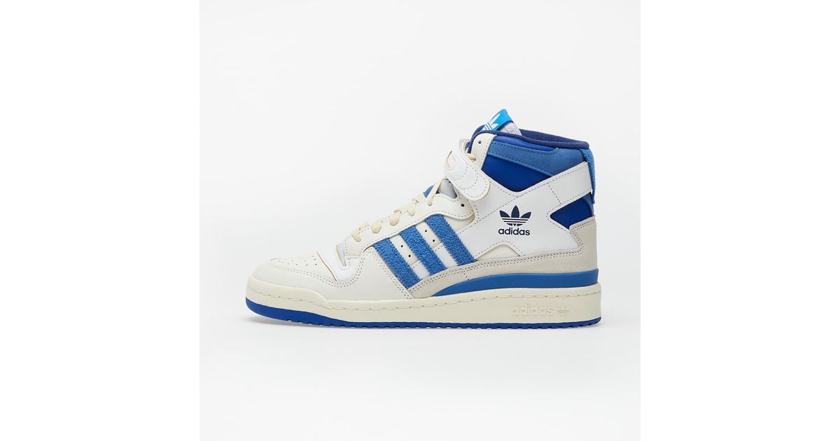 adidas Originals Adidas Forum 84 High Blue Thread Off White/ Bright Blue/  Ftwr White for Men | Lyst