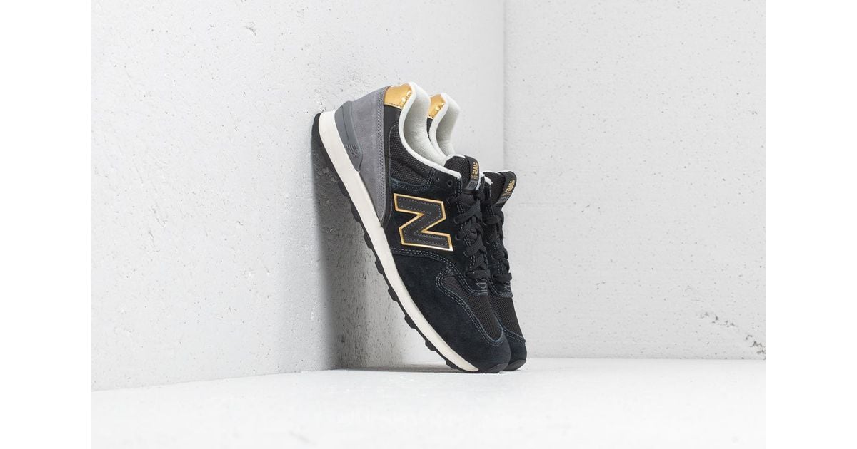 new balance wr996 black suede gold