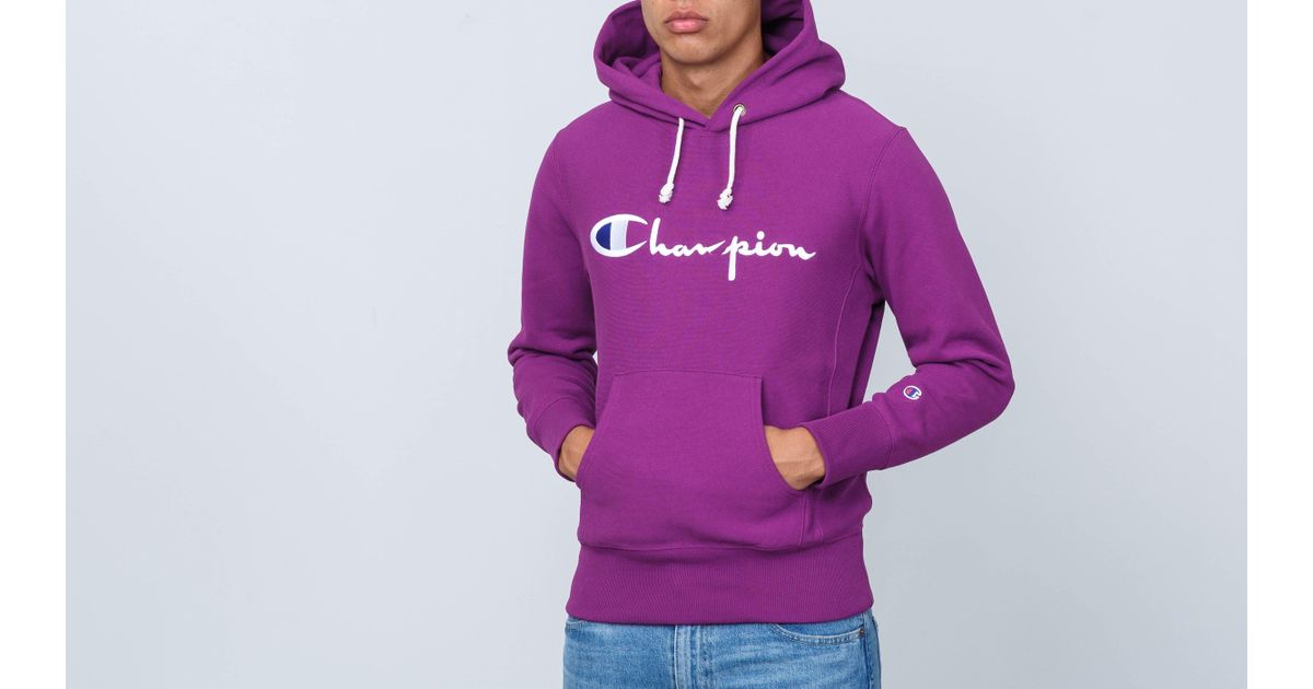 Champion Hoodie Spry Berry Purple in 