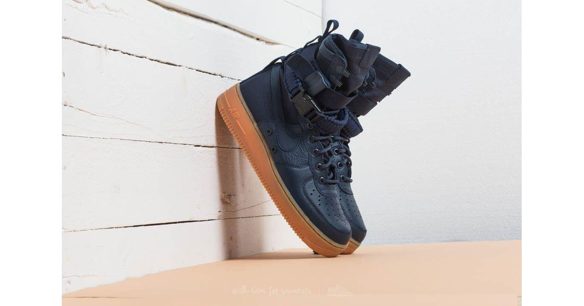 Nike Sf Air Force 1 Midnight Navy/ Midnight Navy in Blue for Men | Lyst