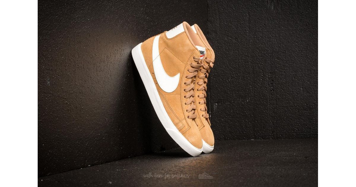 nike blazer vintage gold
