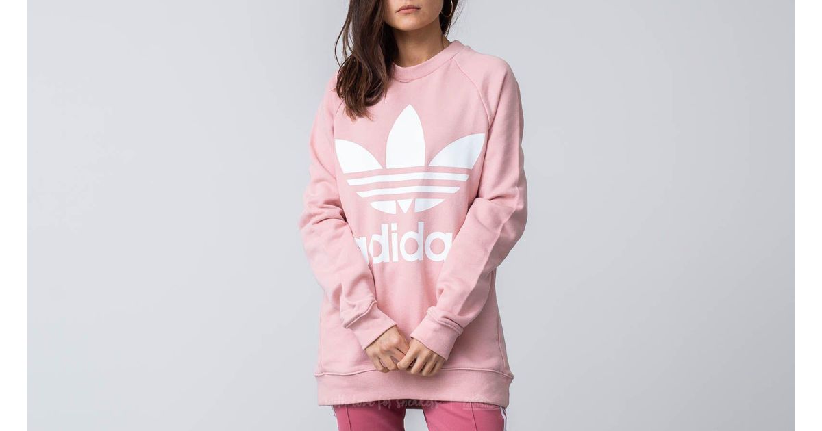 adidas oversized sweatshirt pink