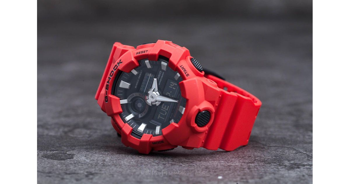 Footshop G Shock Ga 700 4aer In Red For Men Lyst Footshop G Shock Ga 700 4aer In Red For Men Lyst