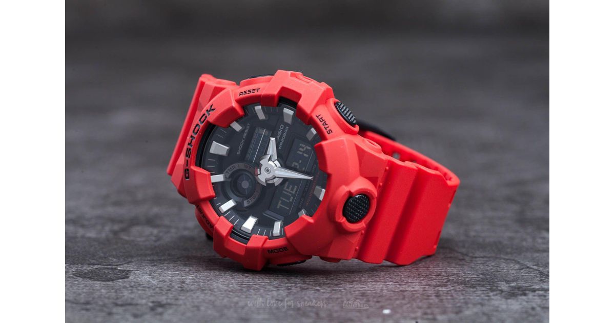 g shock ga700 red