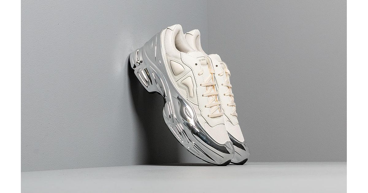 adidas By Raf Simons Adidas X Raf Simons Ozweego Core White/ Silver Metallic/ Metallic for Men | Lyst