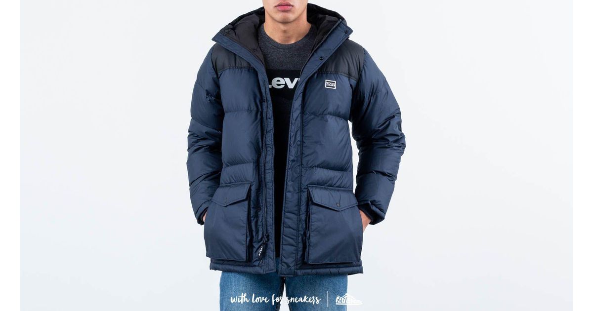 levi's down puffer parka coat