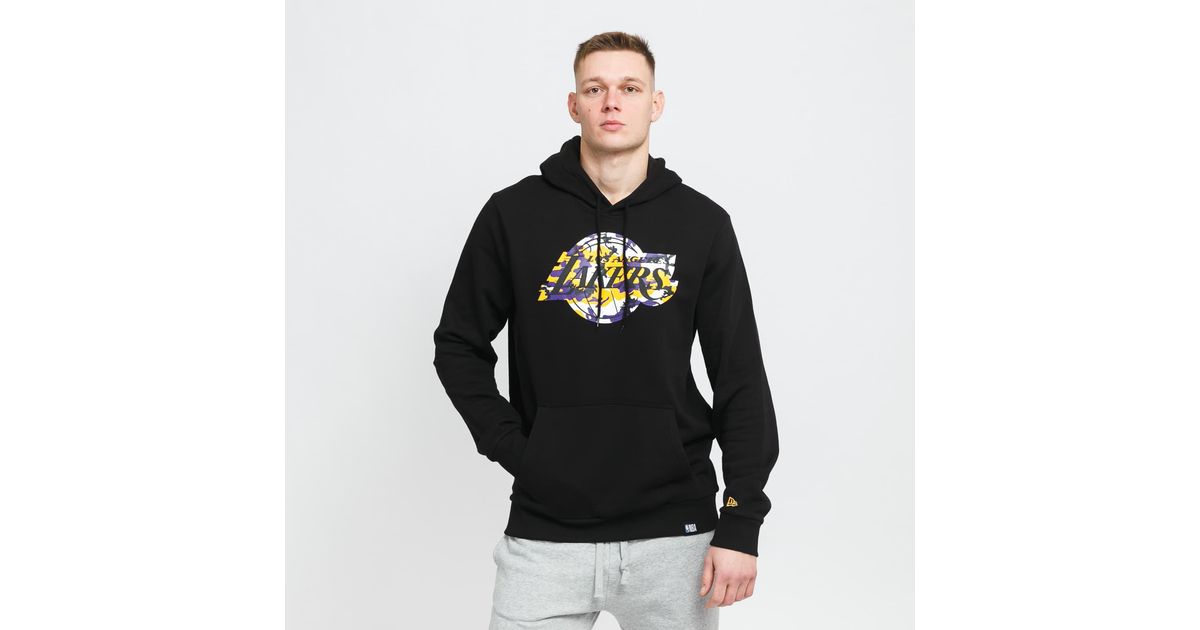 NBA Infill TM Logo Hoody LA Lakers Black di KTZ da Uomo | Lyst