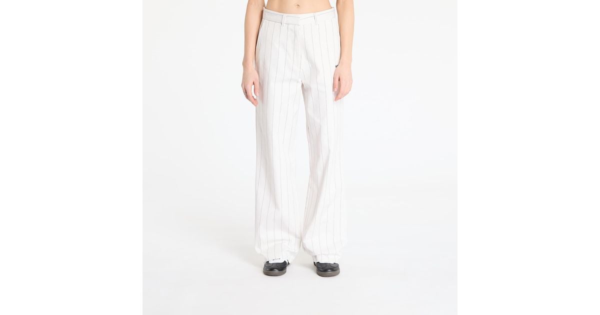 adidas Originals Pants Adidas Pinstripe Twill Loose Pants