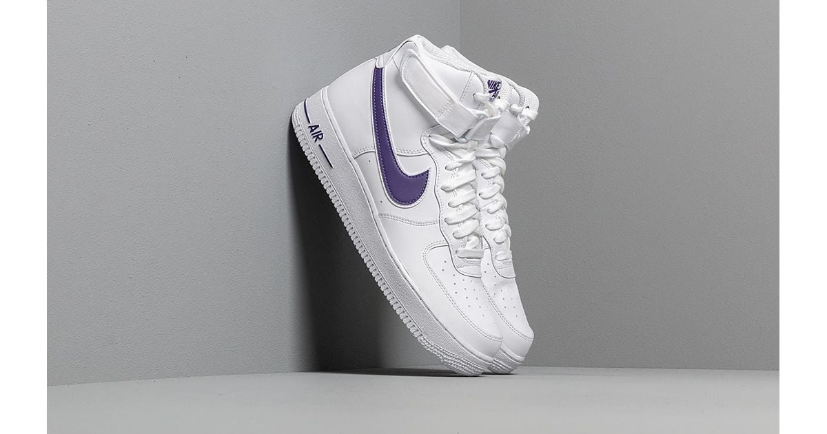 Nike Air Force 1 High '07 3 White/ White-court Purple for Men