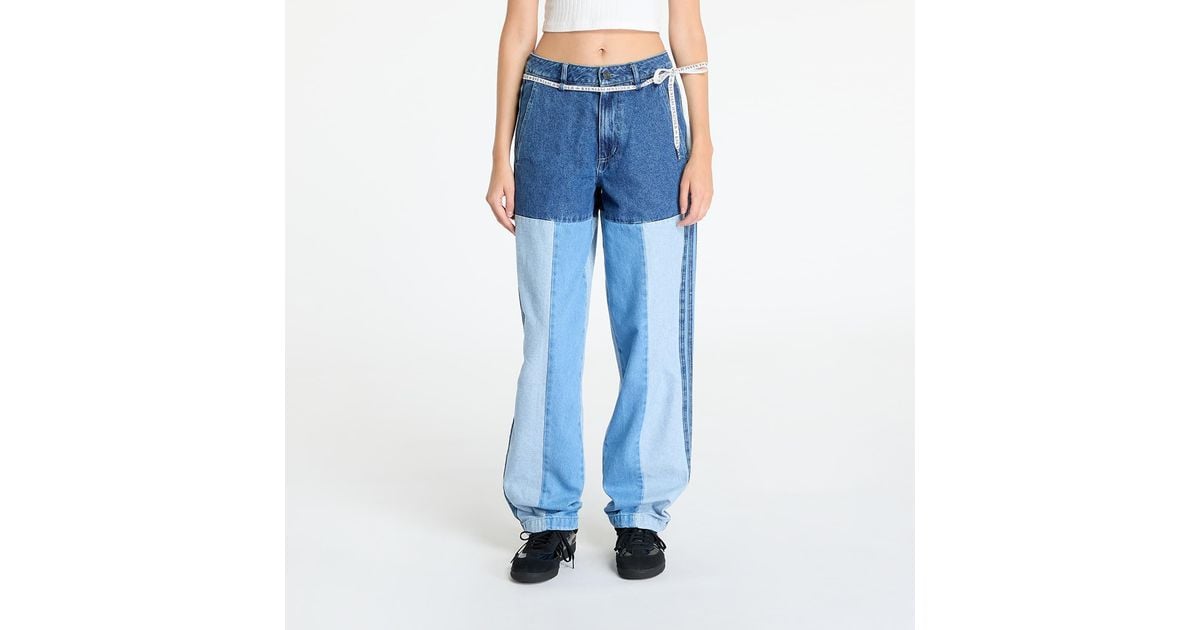 ボトムスその他 adidas KSENIASCHNAIDER Patchwork Jeans Denim IU2463 adidas KSENIASCHNAIDER Denim Patchwork Jeans Women's Casual