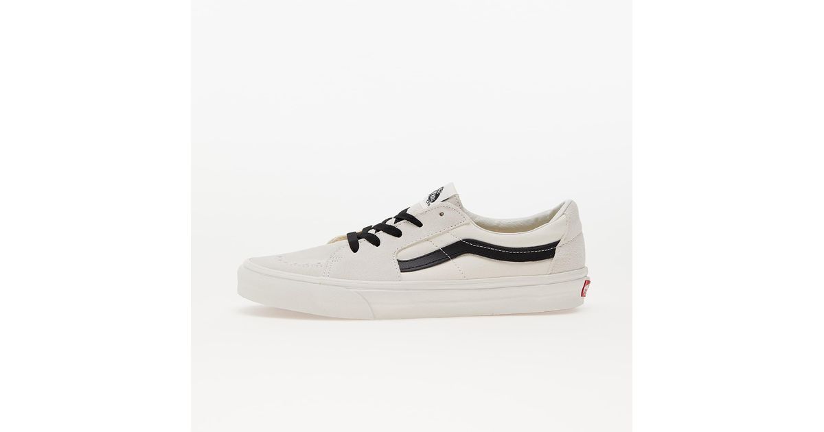 Vans white and black cheap stripe